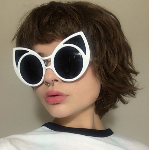 CAT W/B/blue SHADES