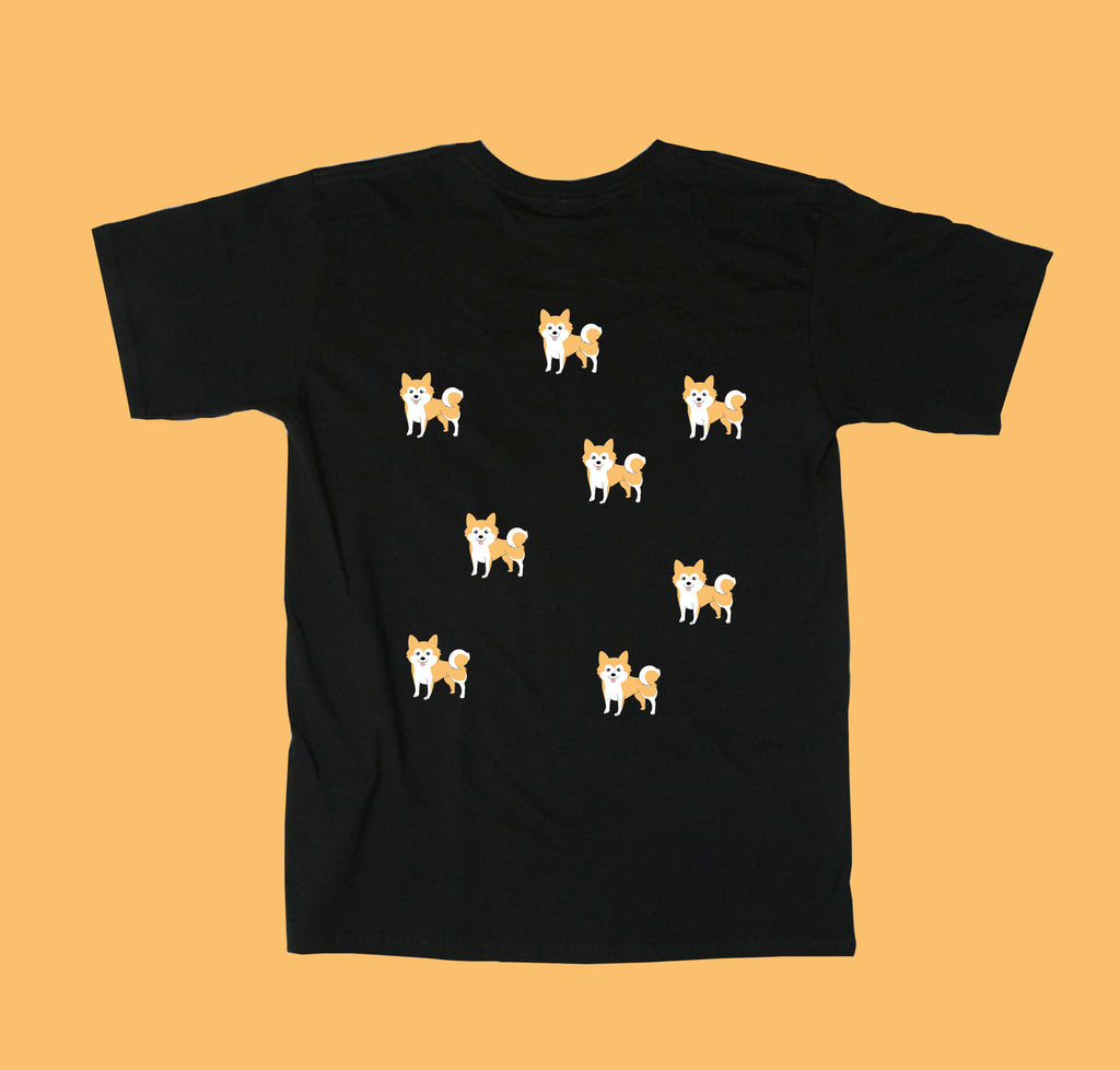 KOKO SHIBA INU BLACK unisex tee