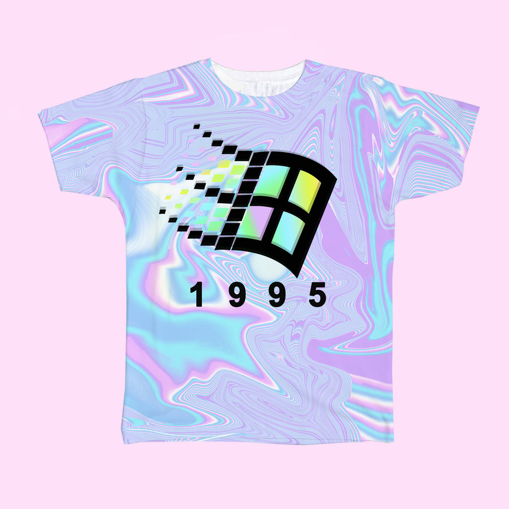 HOLOGRAM TUMBLR GRUNGE AESTHETIC 1995